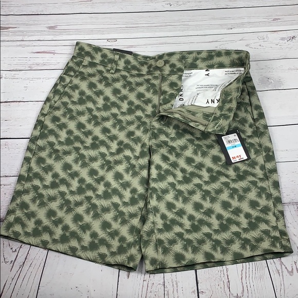 Dkny Other - DKNY NWT olive green dress shorts M 31